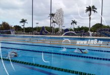Nicaragua realiza competencia de natación infantil nicaragua
