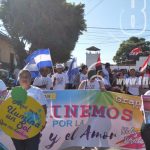 Granada: La militancia sandinista camina al ritmo de la revolución nicaragua