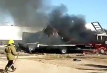 Al menos dos muertos tras explosión en una fábrica en Santo Domingo explosion