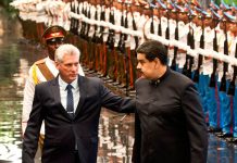 Cuba ratificó su respaldo hacia el Gobierno constitucional de Maduro cuba