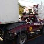 Conductor borracho se estrella con la parte trasera de un camión nicaragua