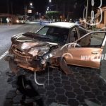 Conductores ebrios provocan colisión entre taxi y vehículo particular nicaragua