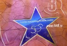 Teatro Nacional Rubén Darío tiene placa en el paseo de las estrellas nicaragua