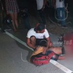 Hombre termina con un pie desmembrado en Carretera Vieja a León nicaragua