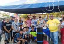 Entregan útiles deportivos a atletas de Tipitapa nicaragua