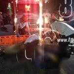 Motociclista gravemente herido al impactar contra un taxi en Managua nicaragua