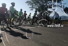 Ciclistas unidos por una buena causa; apoyar a las personas con VIH nicaragua