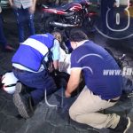 Motociclista lesionado al ser impactado por un conductor borracho nicaragua