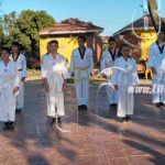 Juventud disfruta exhibición de Tae Kwon Do en Ciudad Sandino nicaragua