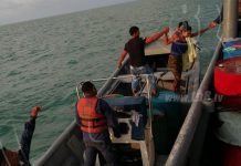 Fuerza Naval rescata a 7 tripulantes de una panga en el Caribe Norte nicaragua