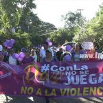 Ometepe: Caminata por la eliminación de la violencia contra la mujer nicaragua