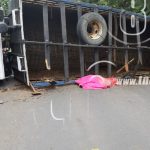 Ayudante de camión muere en un vuelco en el departamento de Chontales nicaragua