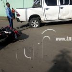 En estado delicado es trasladado joven motociclista en Managua nicaragua