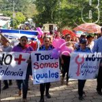 Familias de Jalapa dicen no a la violencia contra las mujeres nicaragua