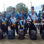 Entregan paquetes escolares para hijos e hijas de oficiales en Masaya nicaragua