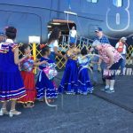 Colorido recibimiento a cruceristas de Rotterdam nicaragua