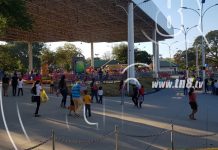 Familias de Managua disfrutan este domingo en espacios de recreación nicaragua