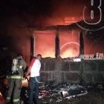 Incendio redujo a cenizas bodega de una iglesia en Ciudad Sandino nicaragua