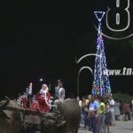 Encienden luces navideñas e instalan el altar a María en Ocotal nicaragua