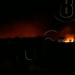 Nueva Guinea: Incendio en la comunidad Caracito moviliza camión cisterna nicaragua