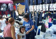Familias aprovechan descuentos escolares en el Parque de Ferias nicaragua