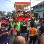 Cientos de fieles católicos le bailan a San Pascual nicaragua