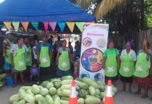 Mujeres indígenas celebran la feria de la cosecha en Waspam nicaragua
