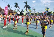 Fabulosa presentación de comparsas en el Puerto Salvador Allende nicaragua