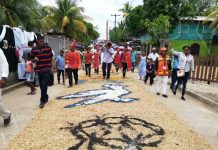 Caribeños participan del viacrucis nicaragua