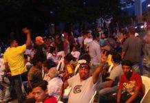 Familias de Tipitapa disfrutaron en pantalla gigante pelea del «Chocolatito» pelea del "Chocolatito"