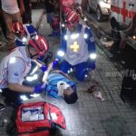 Accidente deja como saldo a peatón y motociclista lesionados accidente de transito