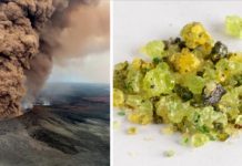 El volcán Kilauea arroja cristales verdes y esta es la asombrosa razón