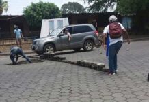 Grupos violentos de la derecha golpista atacan a familias con armas de fuego nicaragua