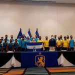 Embajadora de Nicaragua en El Salvador saludo al equipo de Managua FC nicaragua