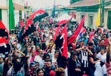 Impresionante caminata departamental exigiendo justicia en Diriamba caminata departamental