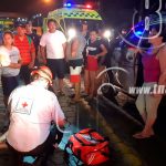 Joven de 17 años con múltiples golpes tras ser atropellada en Managua nicaragua