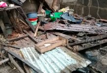 Colapsa vivienda debido a fuertes lluvias en Nandaime Colapsa vivienda