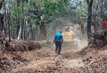 Nandaime: Inicia reparación de camino a comunidad Monte Grande Oriental