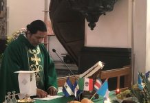 Comunidad cristiana celebra en Belgica la Independencia de C.A. nicaragua