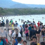 Las playas de Ometepe fueron abarrotadas por veraneantes de todas partes de Nicaragua nicaragua