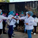 Jornada de sensibilización ante enfermedades en el barrio Grenada, Managua nicaragua