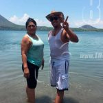 Familias de Managua disfrutan su fin de semana en Xiloá nicaragua