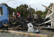 Un incendio arrasa con nueve viviendas en Colombia colombia