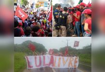 Brasileños protestan por orden de encarcelamiento a Lula da Silva protestas en brasil