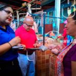Viceministra de Gobernación visita a comerciantes de Chinandega nicaragua chinandega
