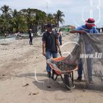 Comisión interinstitucional inicia limpieza de las playas en Bilwi nicaragua