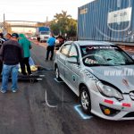 Peatón muere atropellado por taxi en el km 19.5 de la Carretera Norte nicaragua