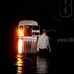 Bus queda atrapado en zona inundada de San Rafael del Sur nicaragua