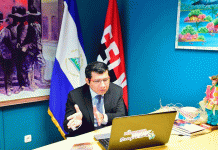 Nicaragua participa en reunión virtual con el secretario de la Fundación Gaspar García Laviana, España
