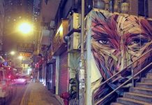 El arte callejero florece en Hong Kong china